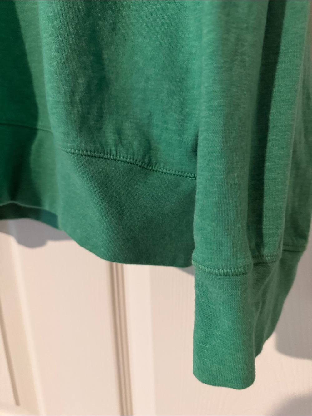 Polo by Ralph Lauren Green Quarter-Zip Sweater with Grey Trim - Picture 4 of 6